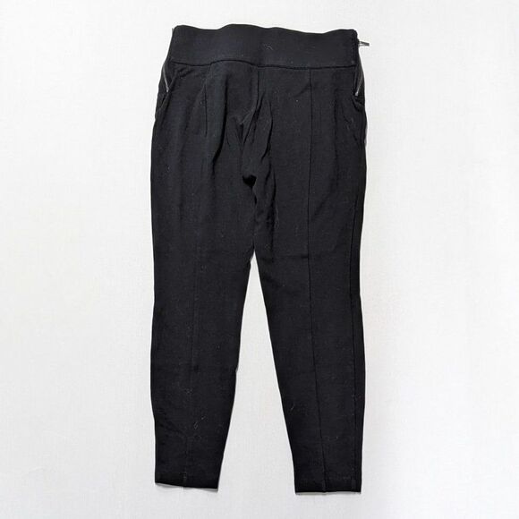 Old Navy Women's Size Medium Black Leggings with Zipper Design Sides - Picture 2 of 5